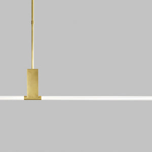 Visual Comfort Modern - 700LSPHB68NB-LED927 - LED Linear Suspension - Phobos - Natural Brass