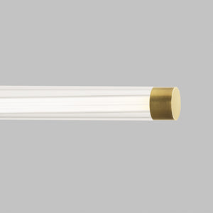 Visual Comfort Modern - 700LSPHB68NB-LED927 - LED Linear Suspension - Phobos - Natural Brass