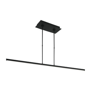 Visual Comfort Modern - 700LSSTG48B-LED927 - LED Linear Suspension - Stagger - Nightshade Black