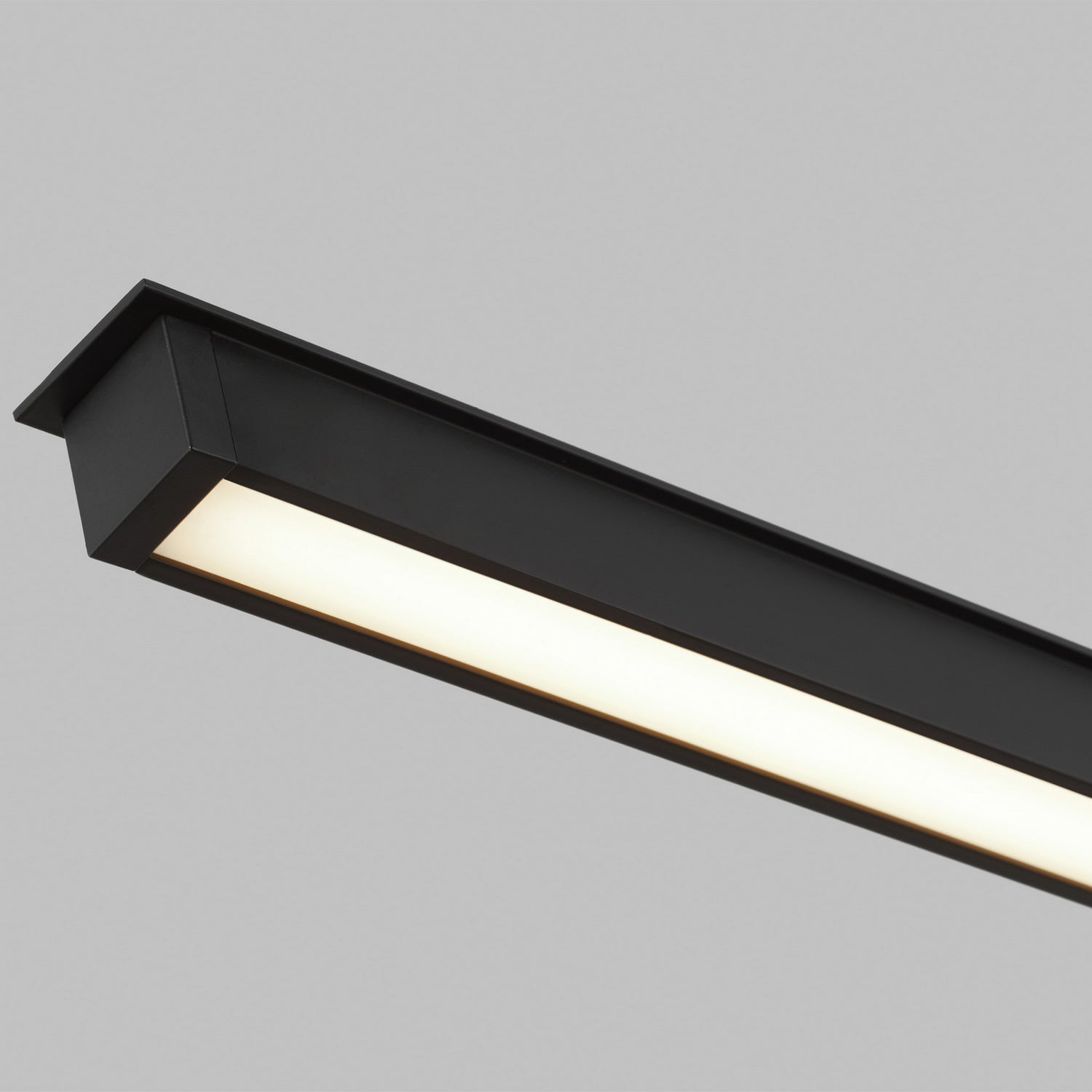 Visual Comfort Modern - 700LSSTG48B-LED927 - LED Linear Suspension - Stagger - Nightshade Black