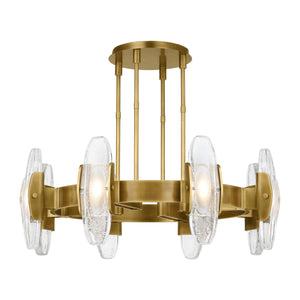 Visual Comfort Modern - 700WYT8BR-LED927 - LED Chandelier - Wythe - Plated Brass