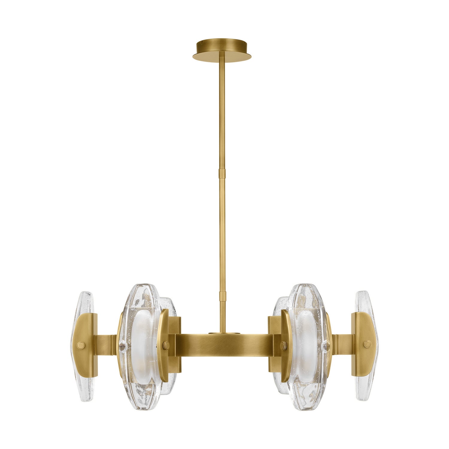 Visual Comfort Modern - 700WYT6MBR-LED927 - LED Chandelier - Wythe - Plated Brass