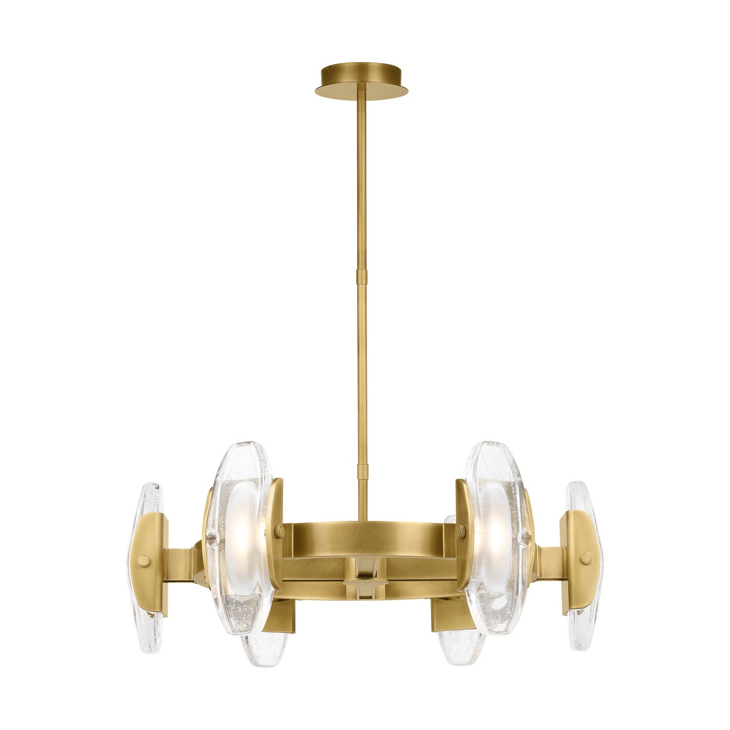 Visual Comfort Modern - 700WYT6MBR-LED927 - LED Chandelier - Wythe - Plated Brass