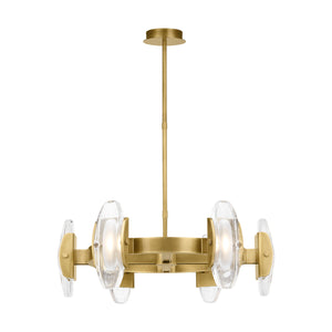 Visual Comfort Modern - 700WYT6MBR-LED927 - LED Chandelier - Wythe - Plated Brass