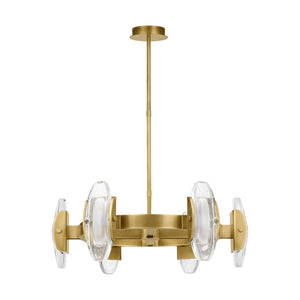 Visual Comfort Modern - 700WYT6MBR-LED927 - LED Chandelier - Wythe - Plated Brass