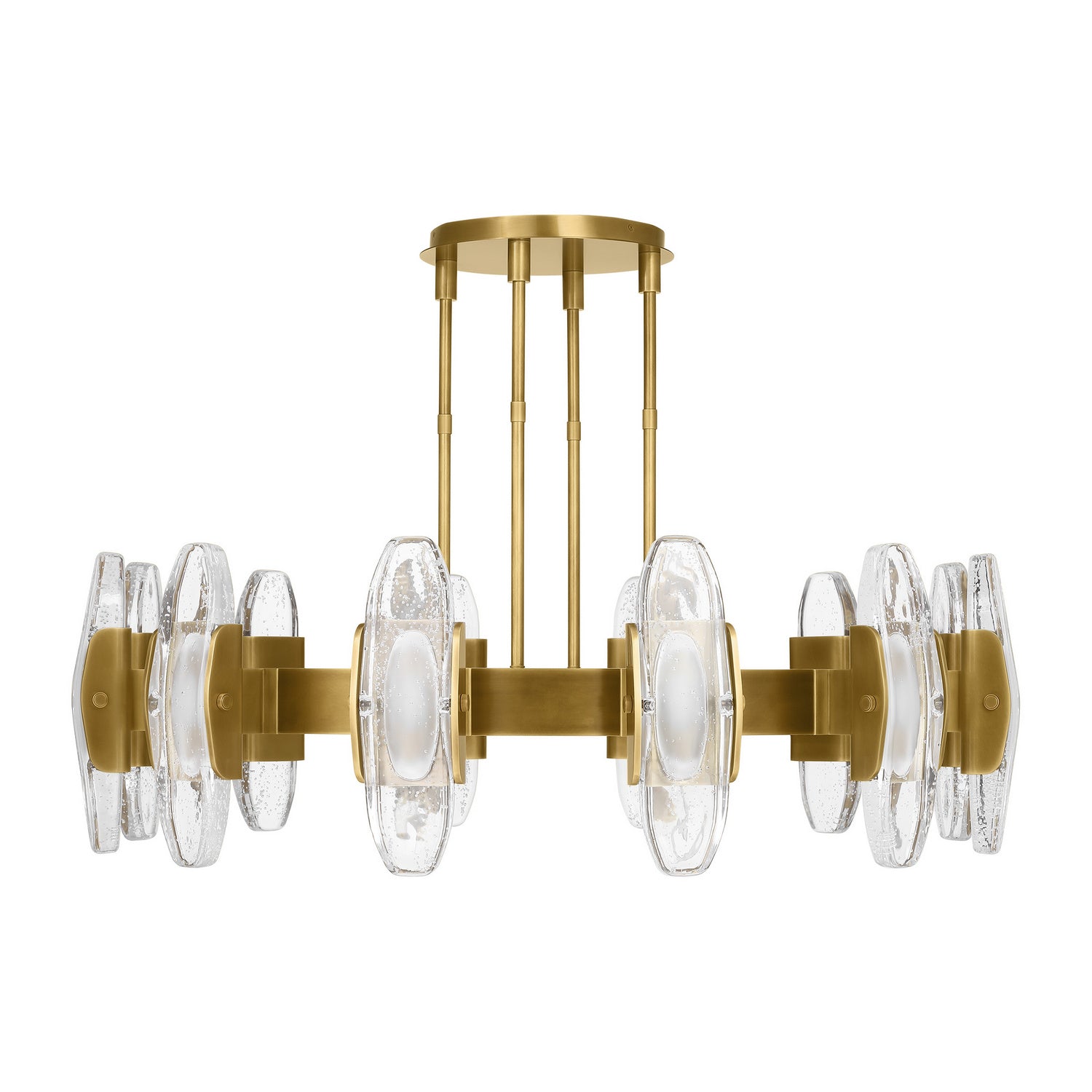 Visual Comfort Modern - 700WYT12BR-LED927 - LED Chandelier - Wythe - Plated Brass