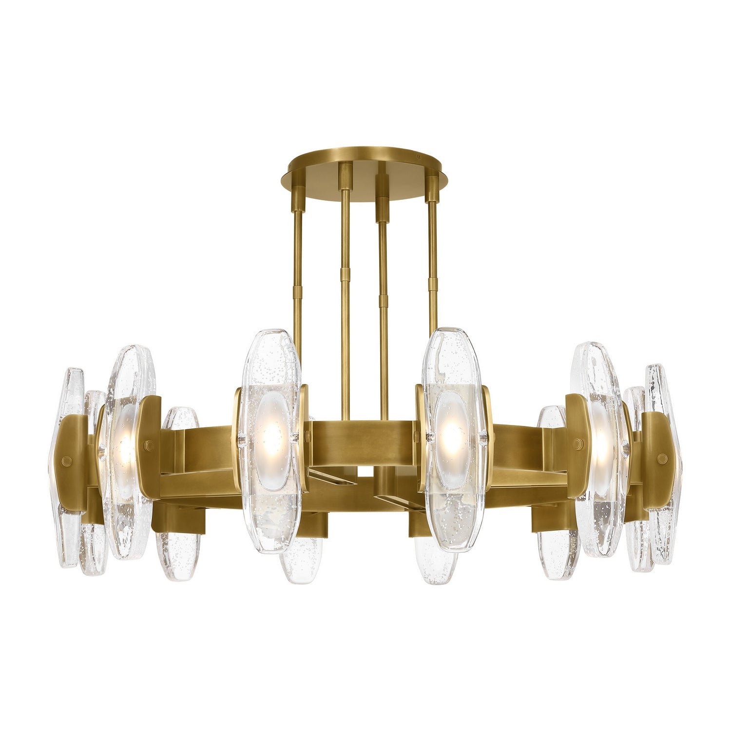 Visual Comfort Modern - 700WYT12BR-LED927 - LED Chandelier - Wythe - Plated Brass