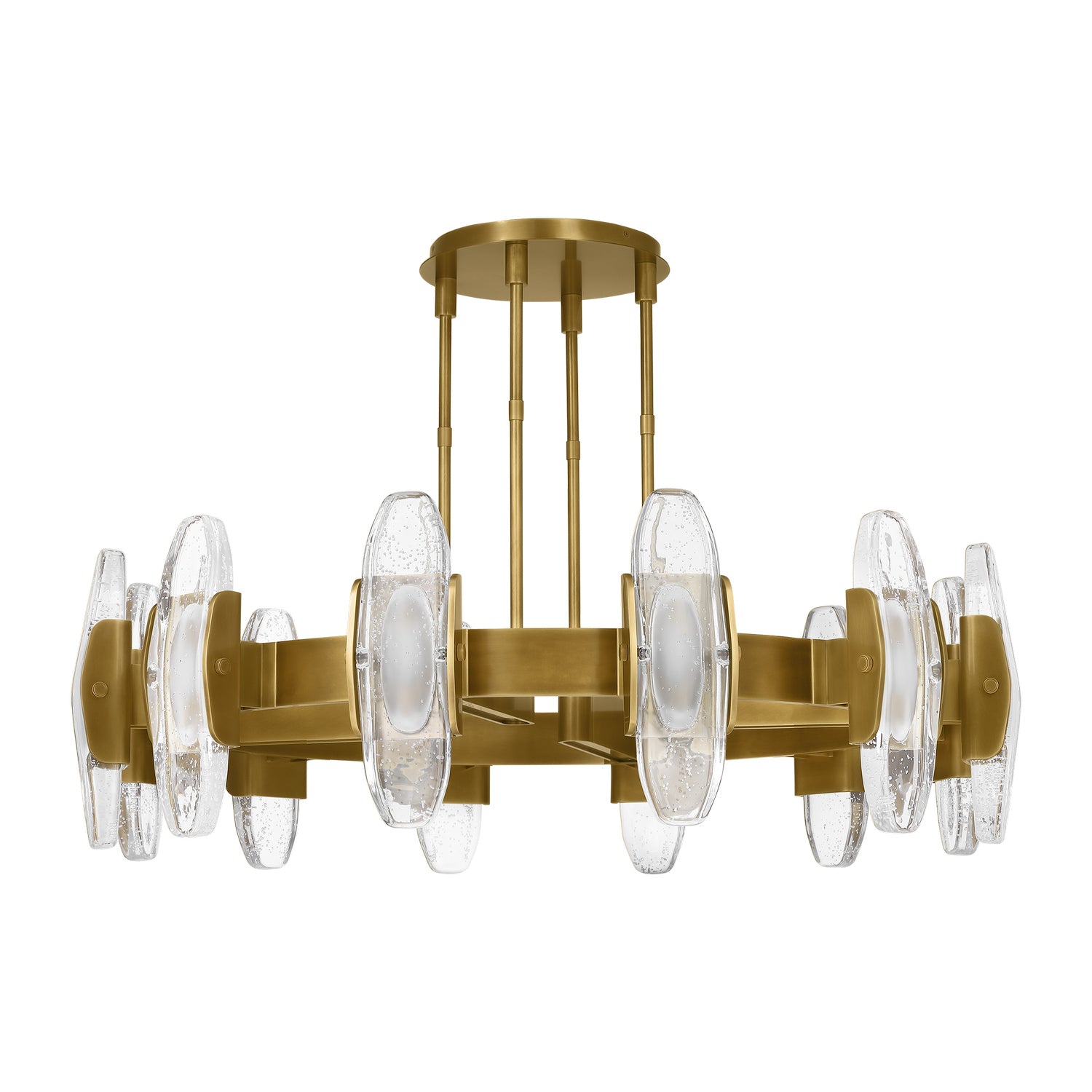 Visual Comfort Modern - 700WYT12BR-LED927 - LED Chandelier - Wythe - Plated Brass