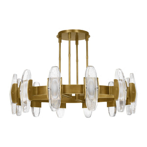 Visual Comfort Modern - 700WYT12BR-LED927 - LED Chandelier - Wythe - Plated Brass