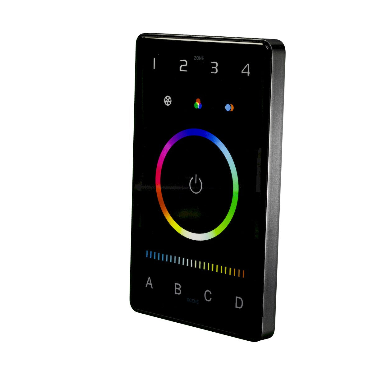 American Lighting - CTRLW-DMXB-RGBTW-4Z - Control Touch Panel - DMX Wall Control - Black