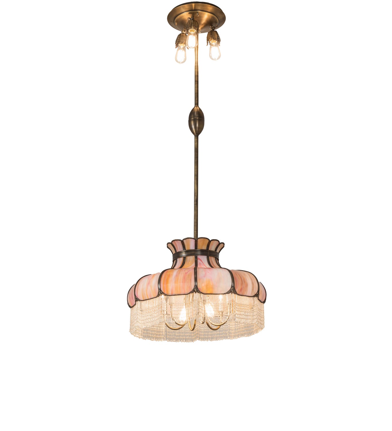 Meyda Tiffany - 244584 - 11 Light Pendant - Frederick - Antique Brass