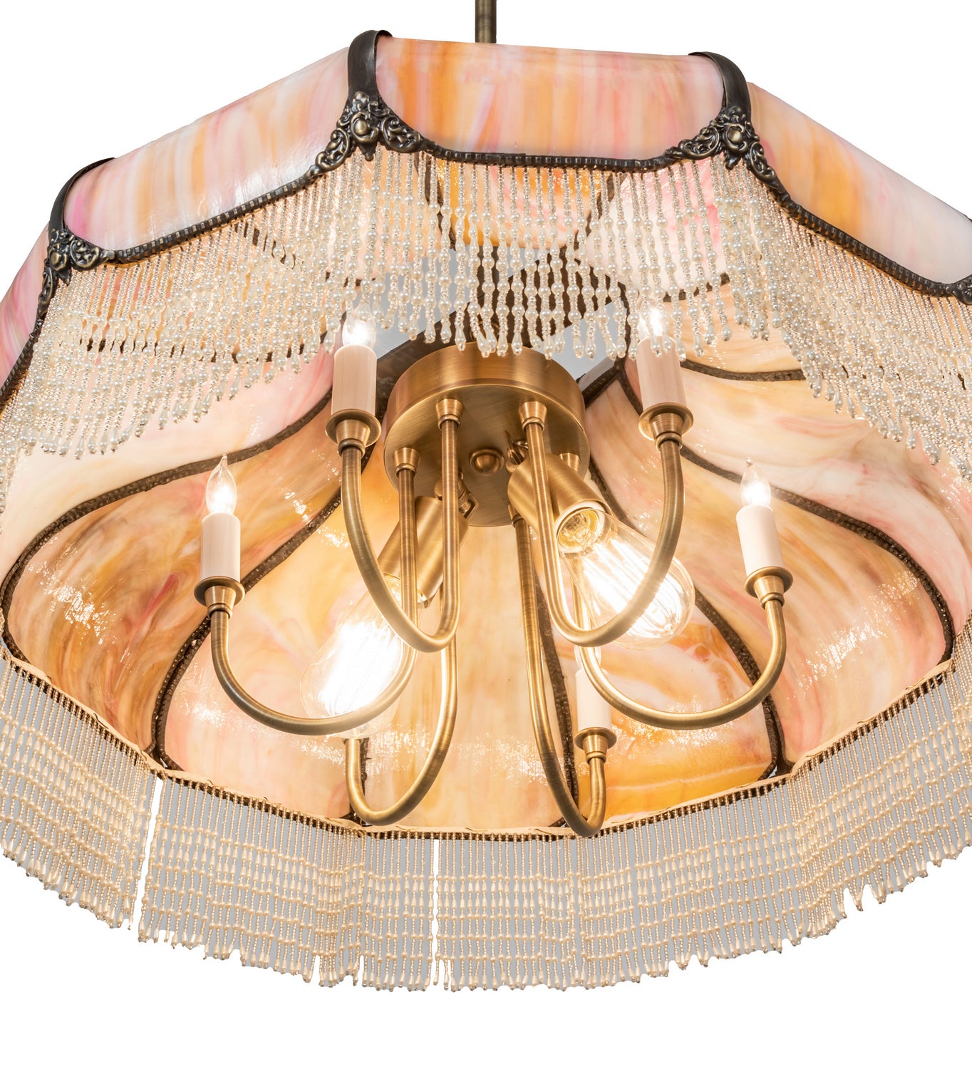 Meyda Tiffany - 244584 - 11 Light Pendant - Frederick - Antique Brass