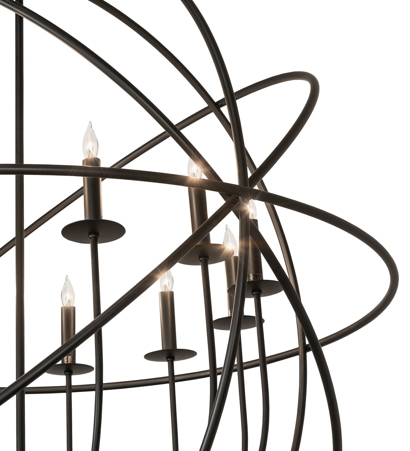 Meyda Tiffany - 247640 - 12 Light Chandelier - Atom Enerjisi - Solar Black