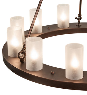 Meyda Tiffany - 247663 - 12 Light Chandelier - Loxley - Mahogany Bronze