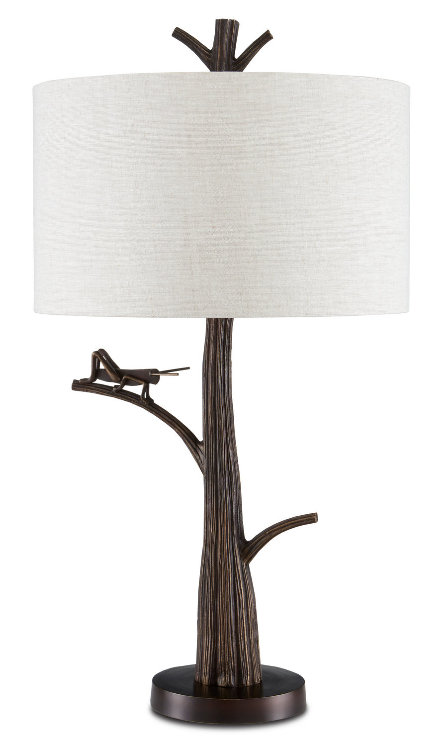 Currey and Company - 6000-0774 - One Light Table Lamp - Grasshopper - Bronze