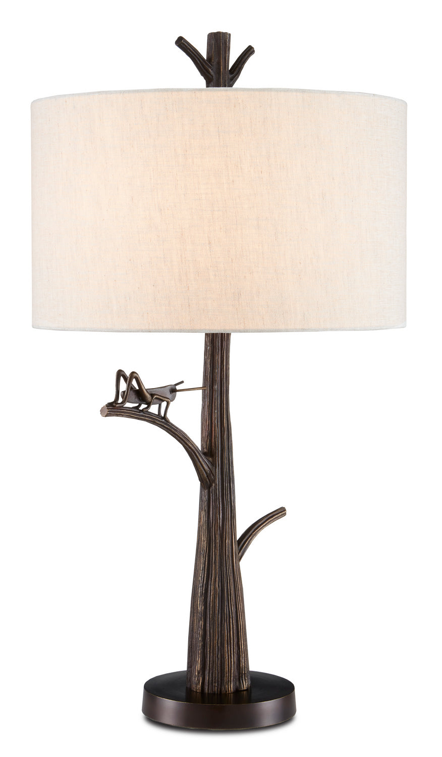 Currey and Company - 6000-0774 - One Light Table Lamp - Grasshopper - Bronze