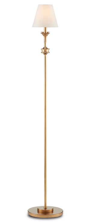 Currey and Company - 8000-0109 - Two Light Floor Lamp - Nottaway - Brass