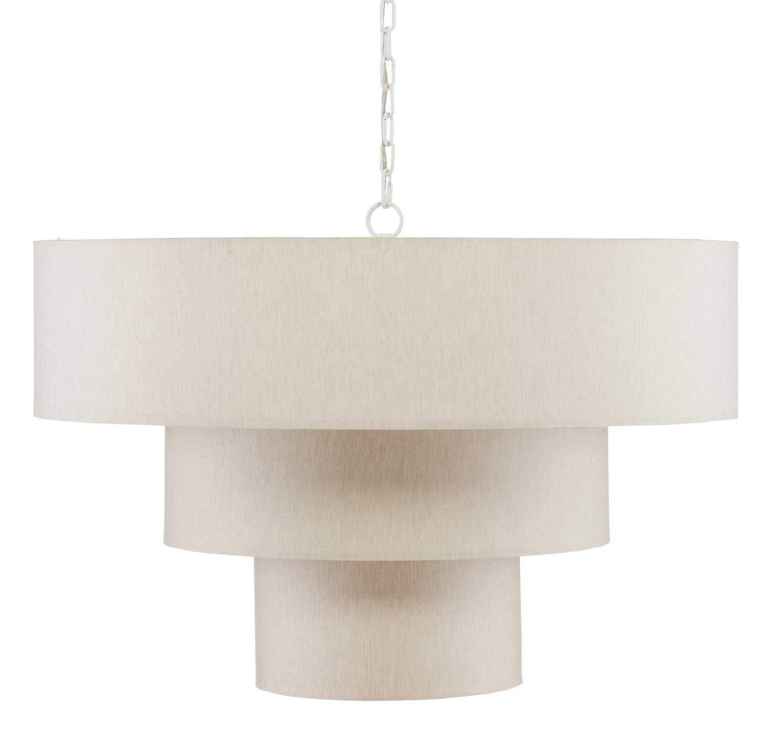 Currey and Company - 9000-0866 - Nine Light Chandelier - Livello - White/Linen