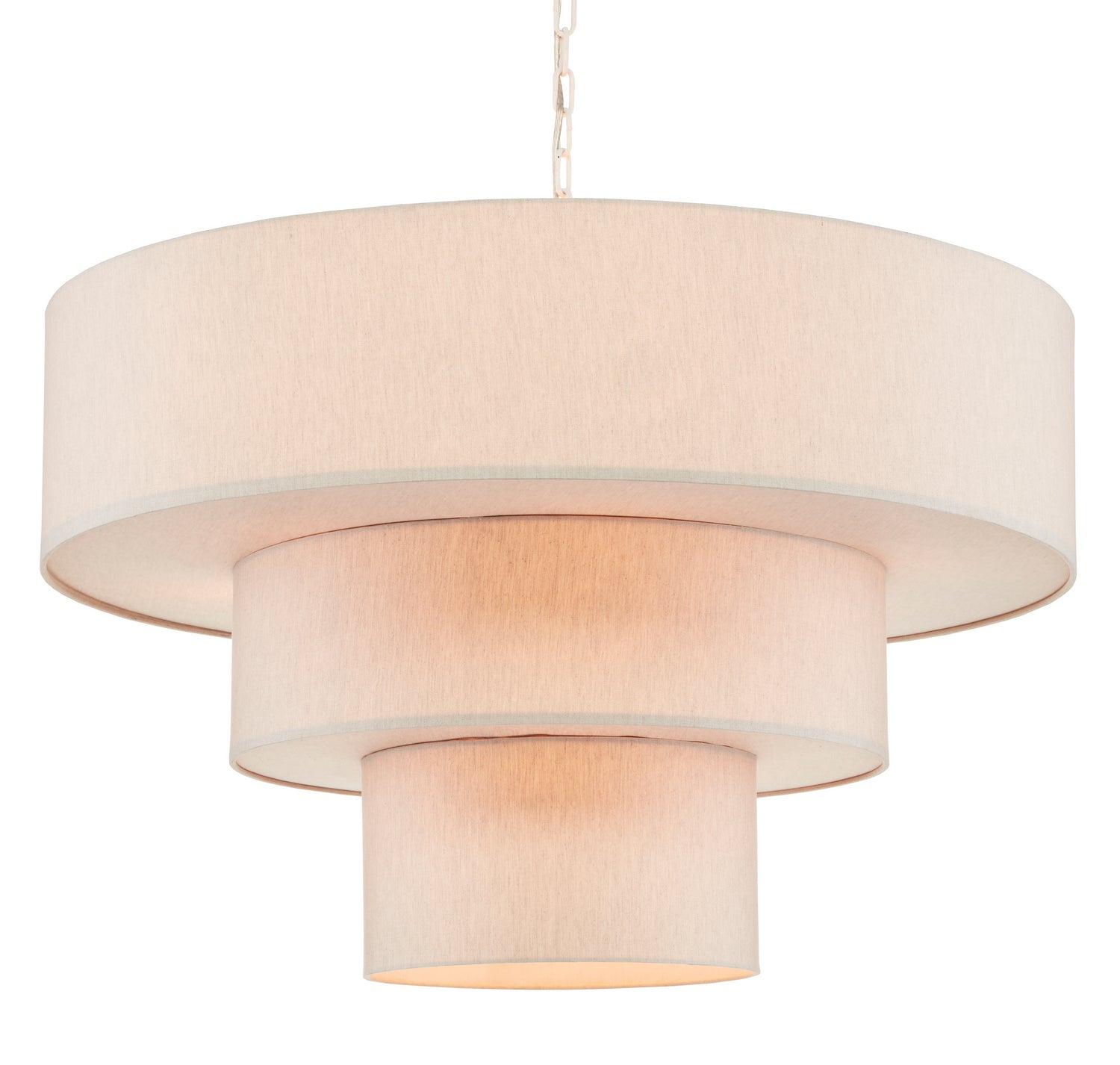 Currey and Company - 9000-0866 - Nine Light Chandelier - Livello - White/Linen