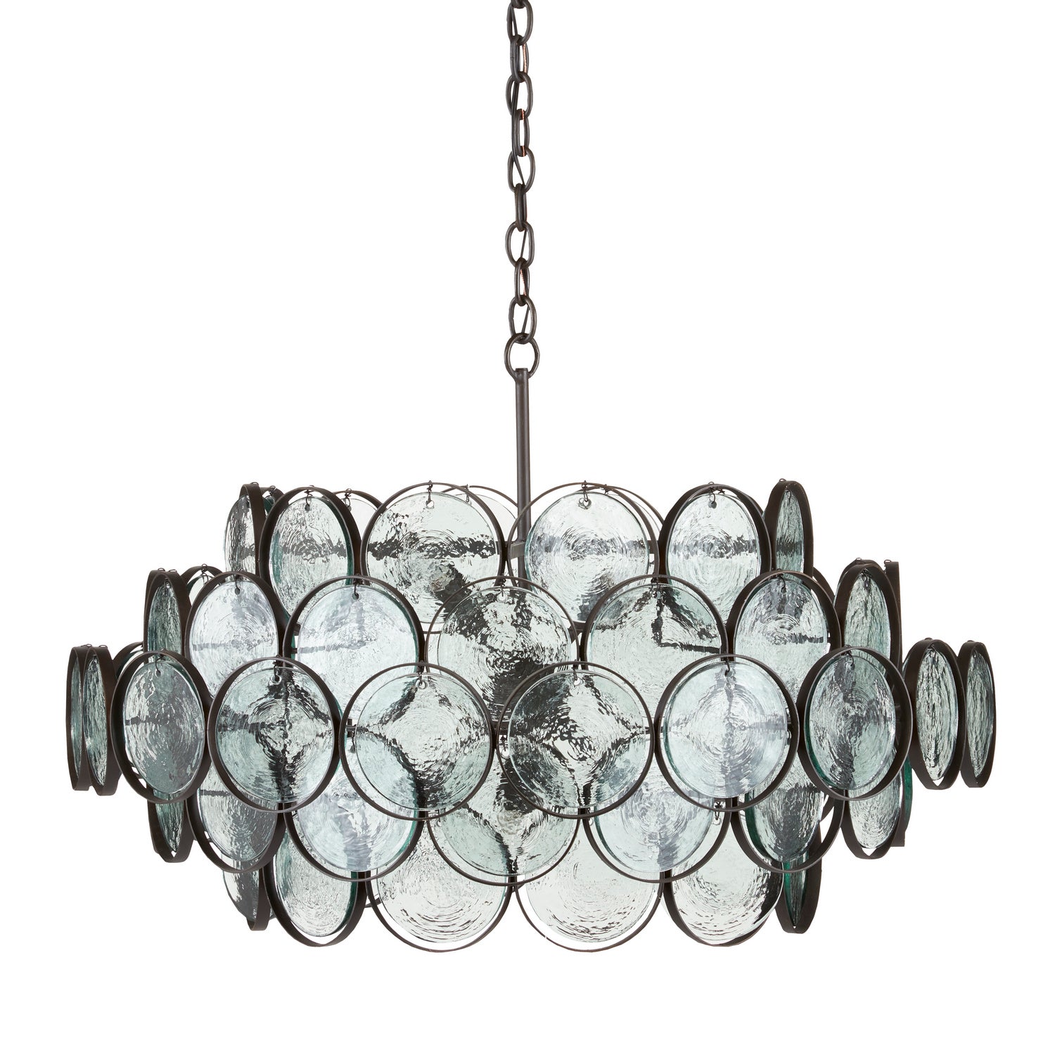 Currey and Company - 9000-0880 - Eight Light Chandelier - Galahad - Bronze