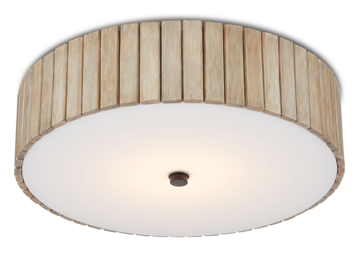 Currey and Company - 9999-0058 - One Light Semi-Flush Mount - Tetterby - Taupe/Black