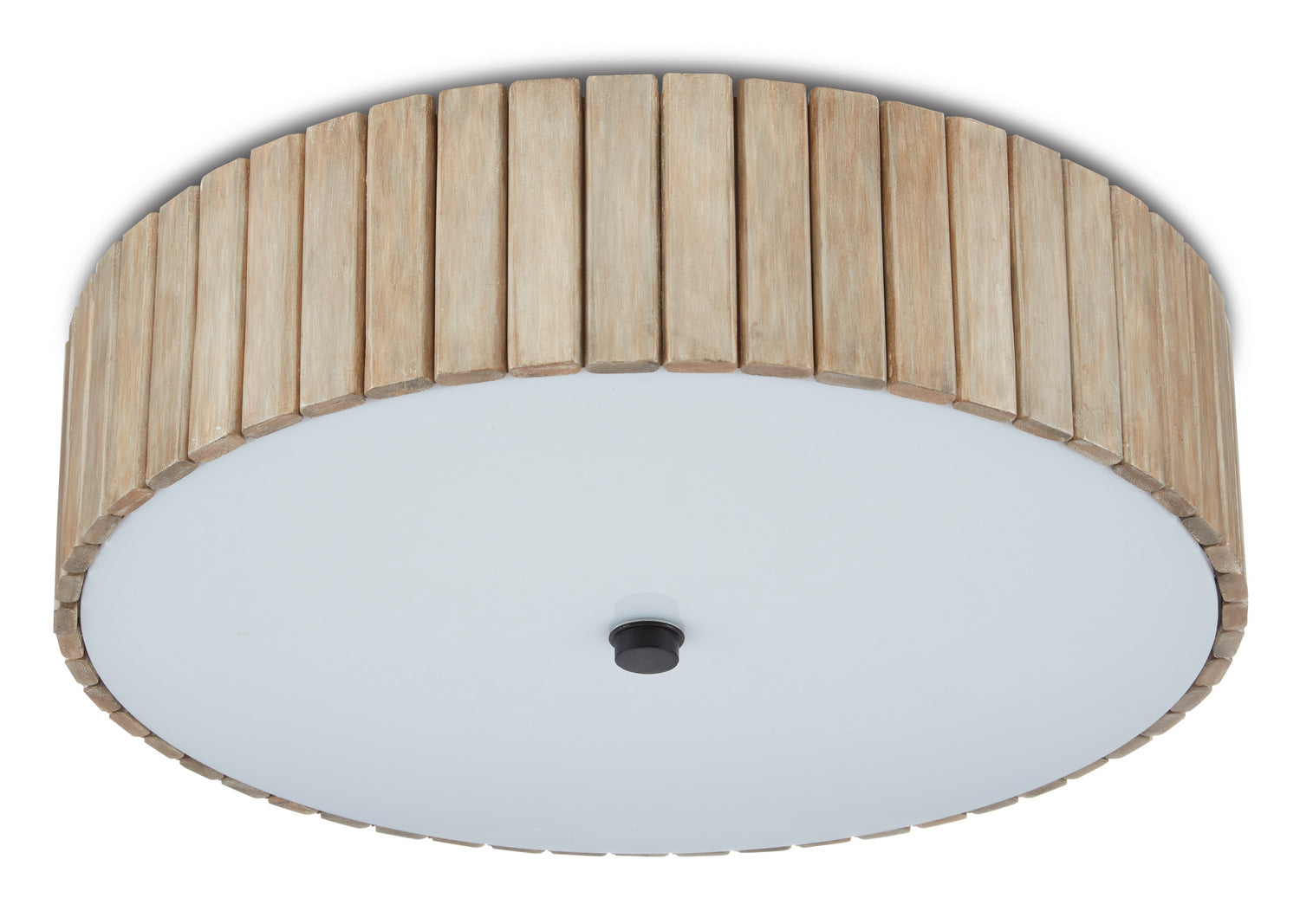 Currey and Company - 9999-0058 - One Light Semi-Flush Mount - Tetterby - Taupe/Black