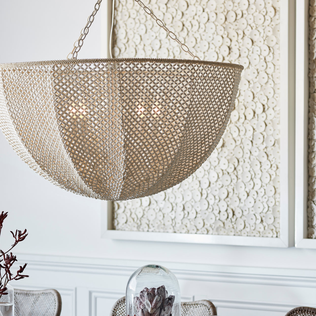 Palecek - 2007-79 - Chandelier - Quinn - Off-White
