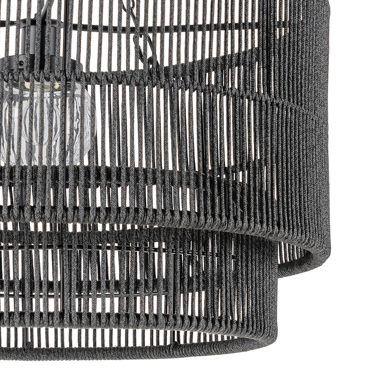 Palecek - 2016-79 - Outdoor Pendant - Tanner - Black