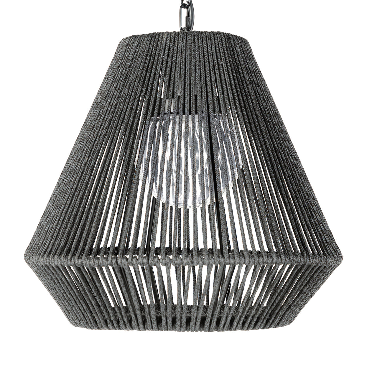 Palecek - 2047-79 - One Light Outdoor Pendant - Tanner - Black