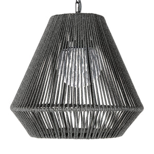 Palecek - 2047-79 - One Light Outdoor Pendant - Tanner - Black