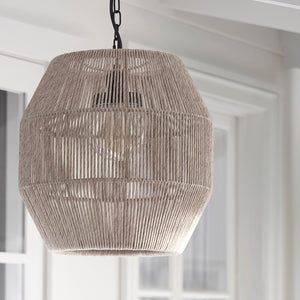 Palecek - 2050-79 - One Light Outdoor Pendant - Tanner - Black