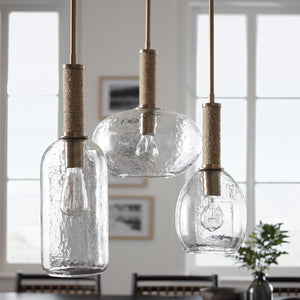 Palecek - 2067-79 - Pendant - Bronson - Antique Brass