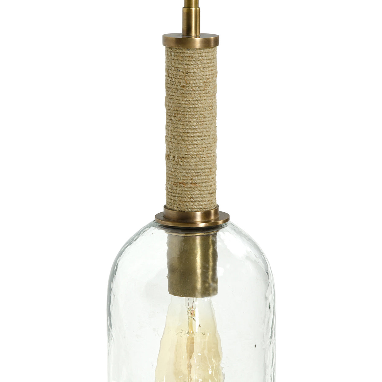 Palecek - 2068-79 - One Light Pendant - Bronson - Antique Brass