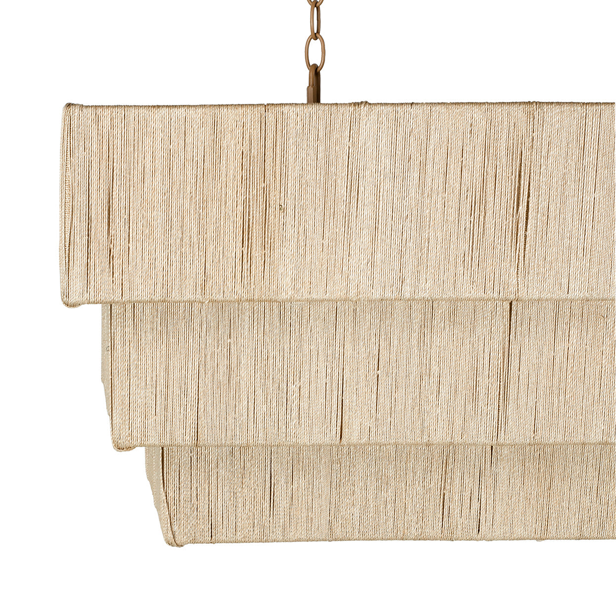 Palecek - 2632-79 - Three Light Chandelier - Everly - Taupe