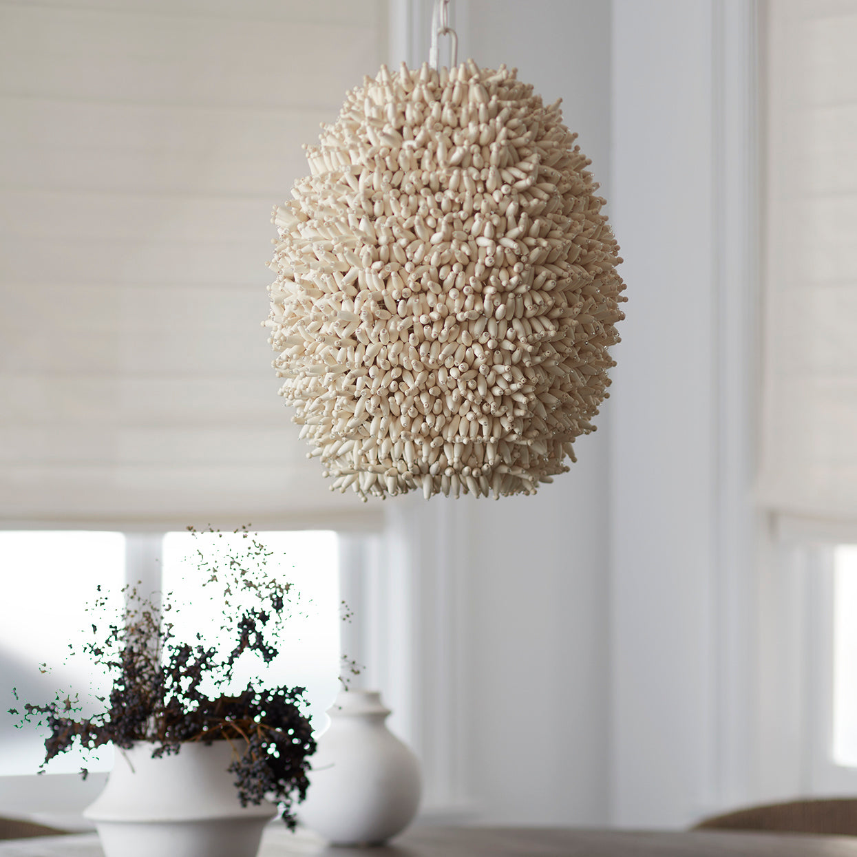 Palecek - 2884-79 - One Light Pendant - Juno - cream