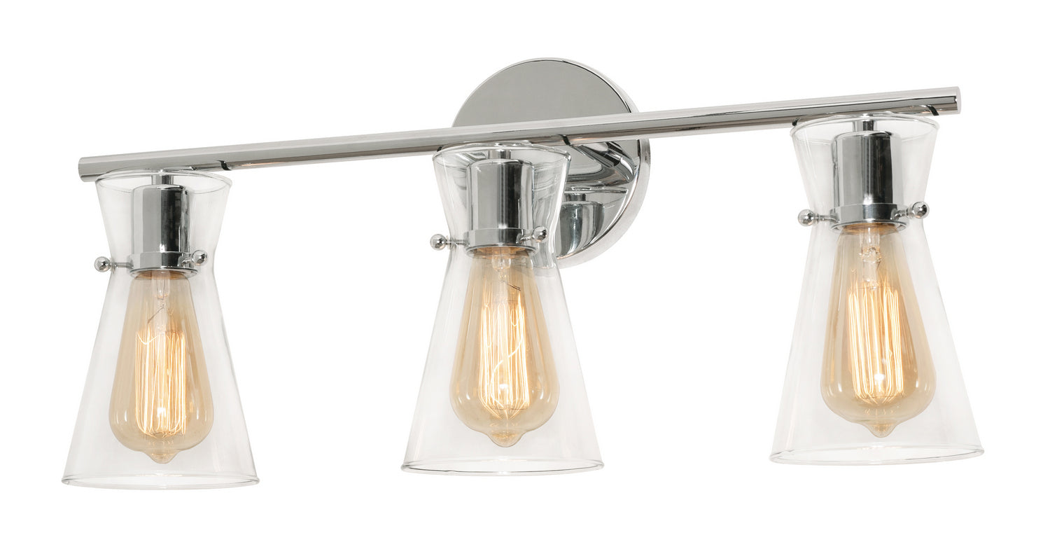 AFX Lighting - AMDV2210MBPC - Three Light Vanity - Amanda - Polished Chrome