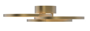 AFX Lighting - ORIF20L30D1SB - LED Flush Mount - Orion - Satin Brass