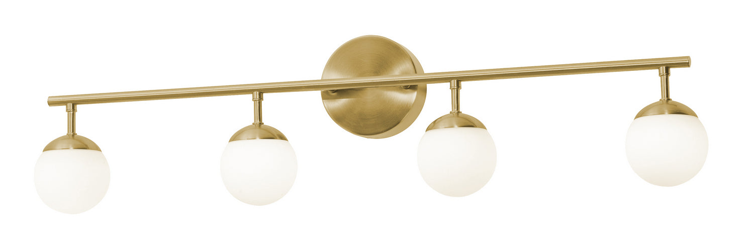 AFX Lighting - PRLV3208L30D1SB - LED Vanity - Pearl - Satin Brass