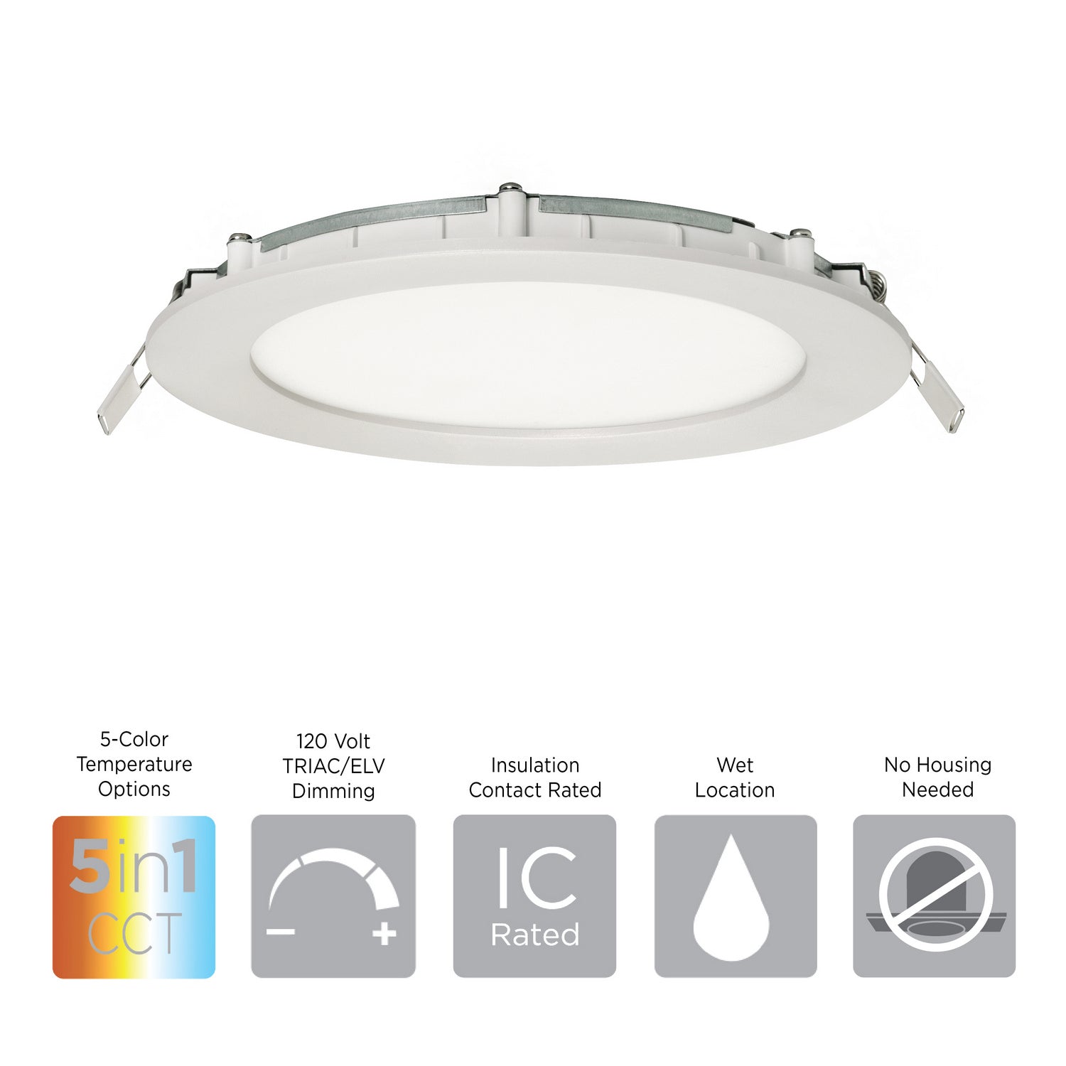 AFX Lighting - TUCF06LAJD1WH - LED Flush Mount - Tuck - White