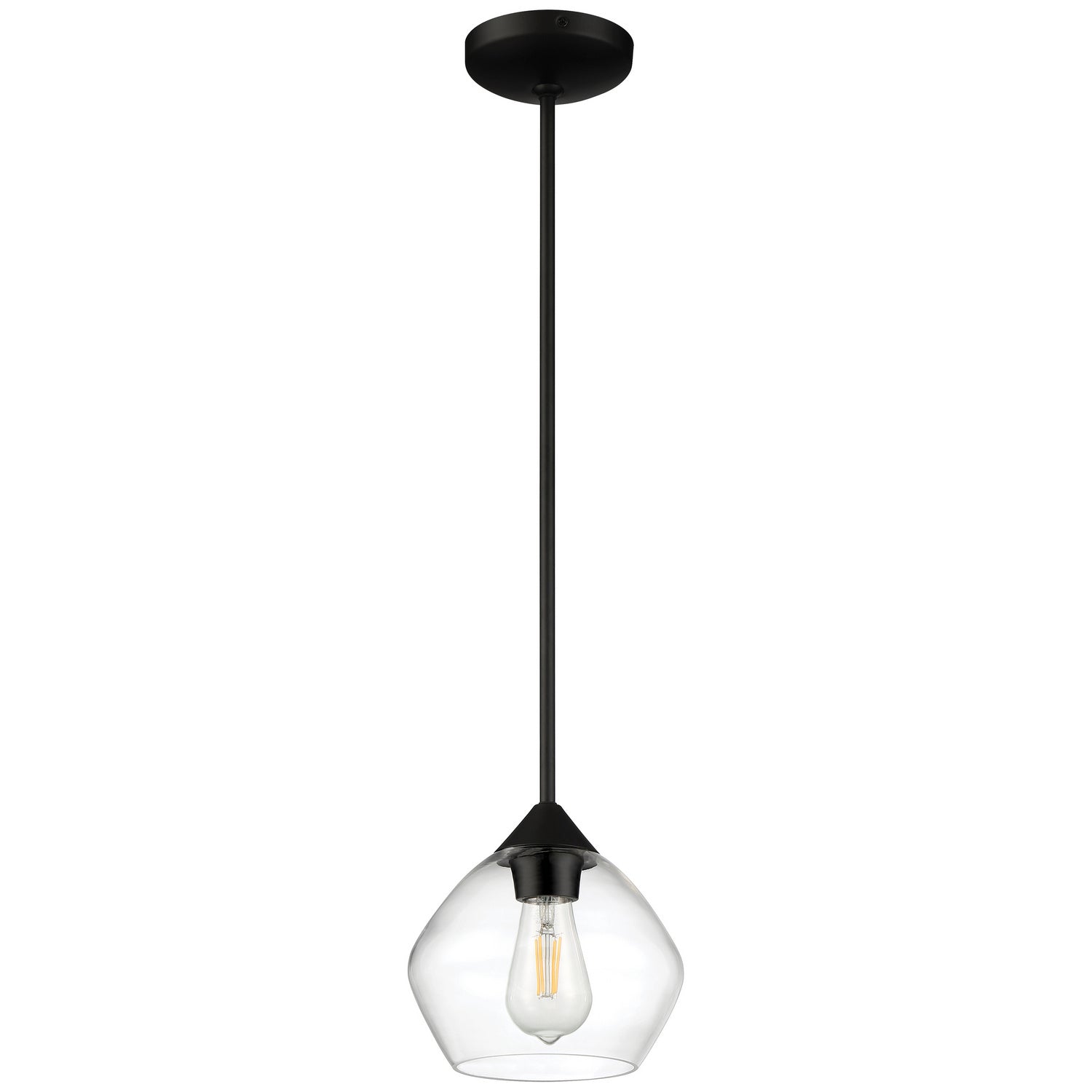 Access - 28103LEDDLP-MBL/CLR - LED Pendant - Vintage - Matte Black