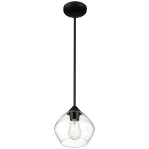 Access - 28103LEDDLP-MBL/CLR - LED Pendant - Vintage - Matte Black