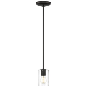 Access - 62585LEDDLP-MBL/CLR - LED Pendant - Oslo - Matte Black