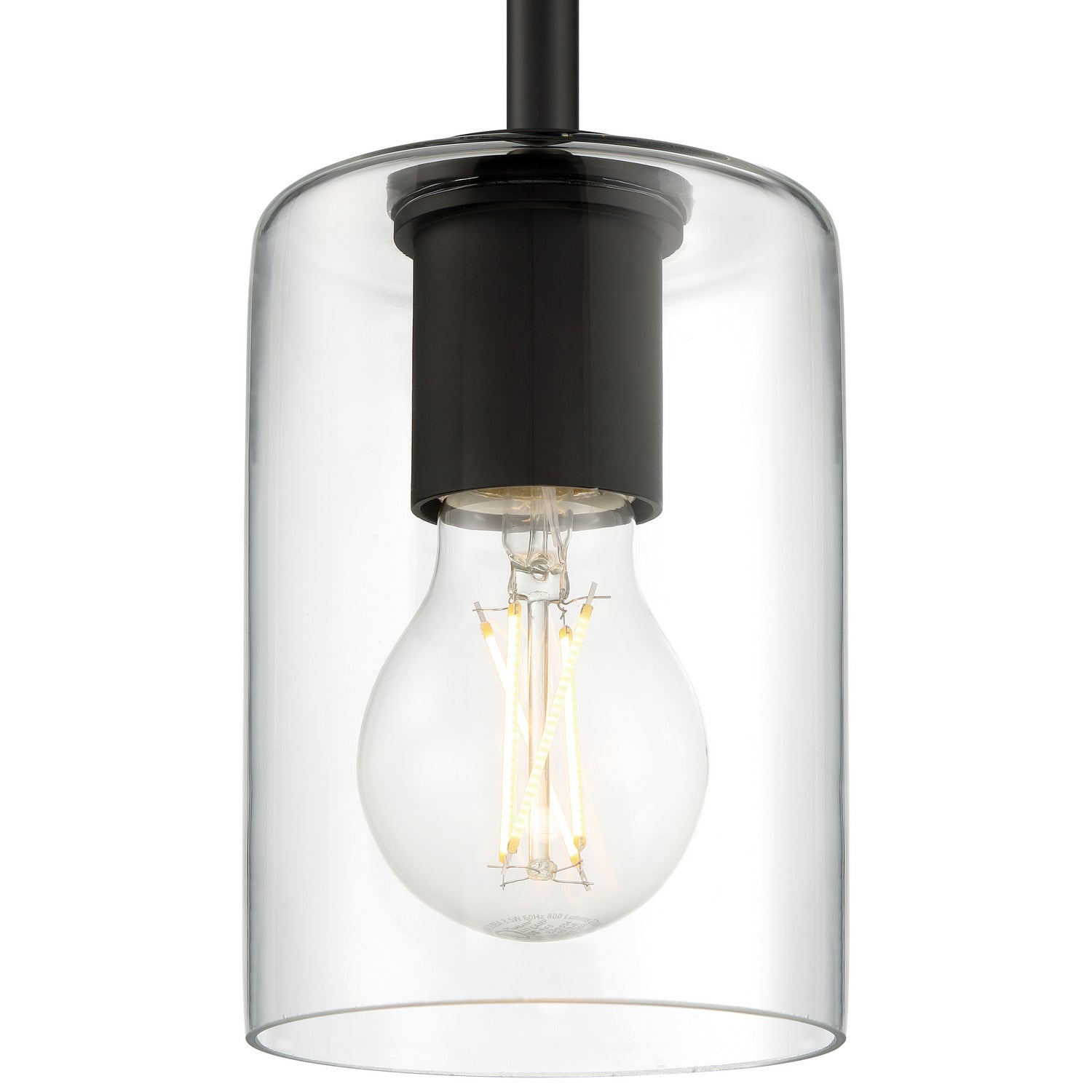 Access - 62585LEDDLP-MBL/CLR - LED Pendant - Oslo - Matte Black