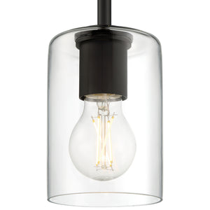 Access - 62585LEDDLP-MBL/CLR - LED Pendant - Oslo - Matte Black