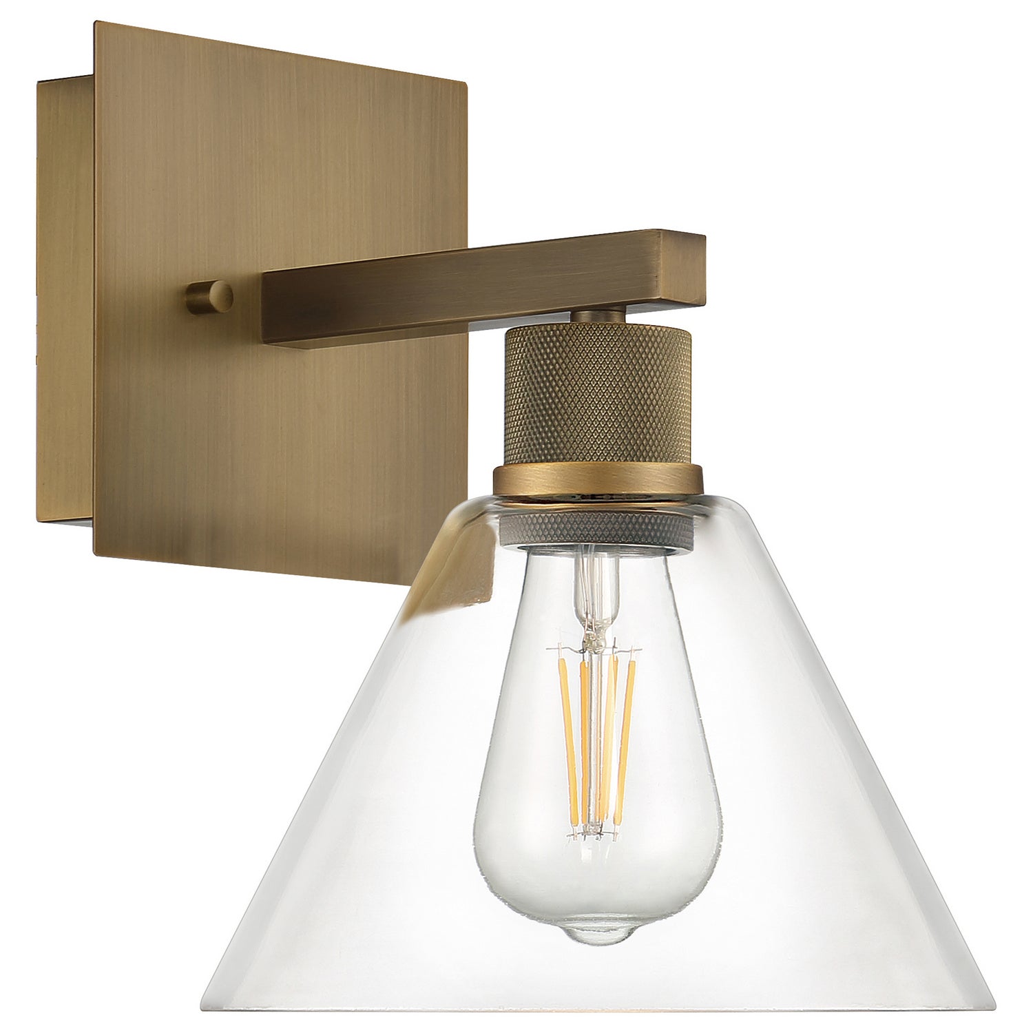 Access - 63143LEDDLP-ABB/CLR - LED Wall Sconce - Port Nine Martini - Antique Brushed Brass