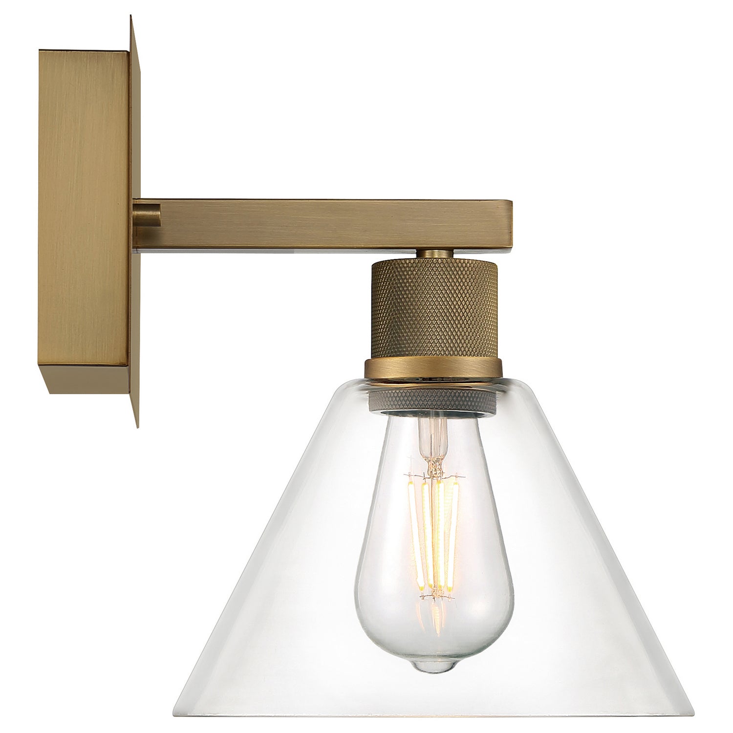 Access - 63143LEDDLP-ABB/CLR - LED Wall Sconce - Port Nine Martini - Antique Brushed Brass