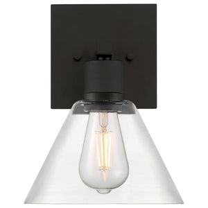 Access - 63143LEDDLP-MBL/CLR - LED Wall Sconce - Port Nine Martini - Matte Black