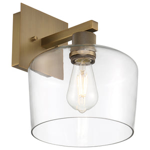 Access - 63144LEDDLP-ABB/CLR - LED Wall Sconce - Port Nine Chardonnay - Antique Brushed Brass