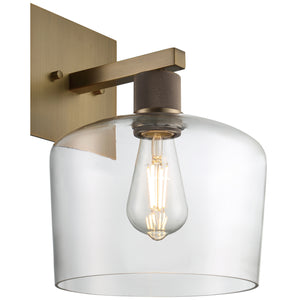 Access - 63144LEDDLP-ABB/CLR - LED Wall Sconce - Port Nine Chardonnay - Antique Brushed Brass