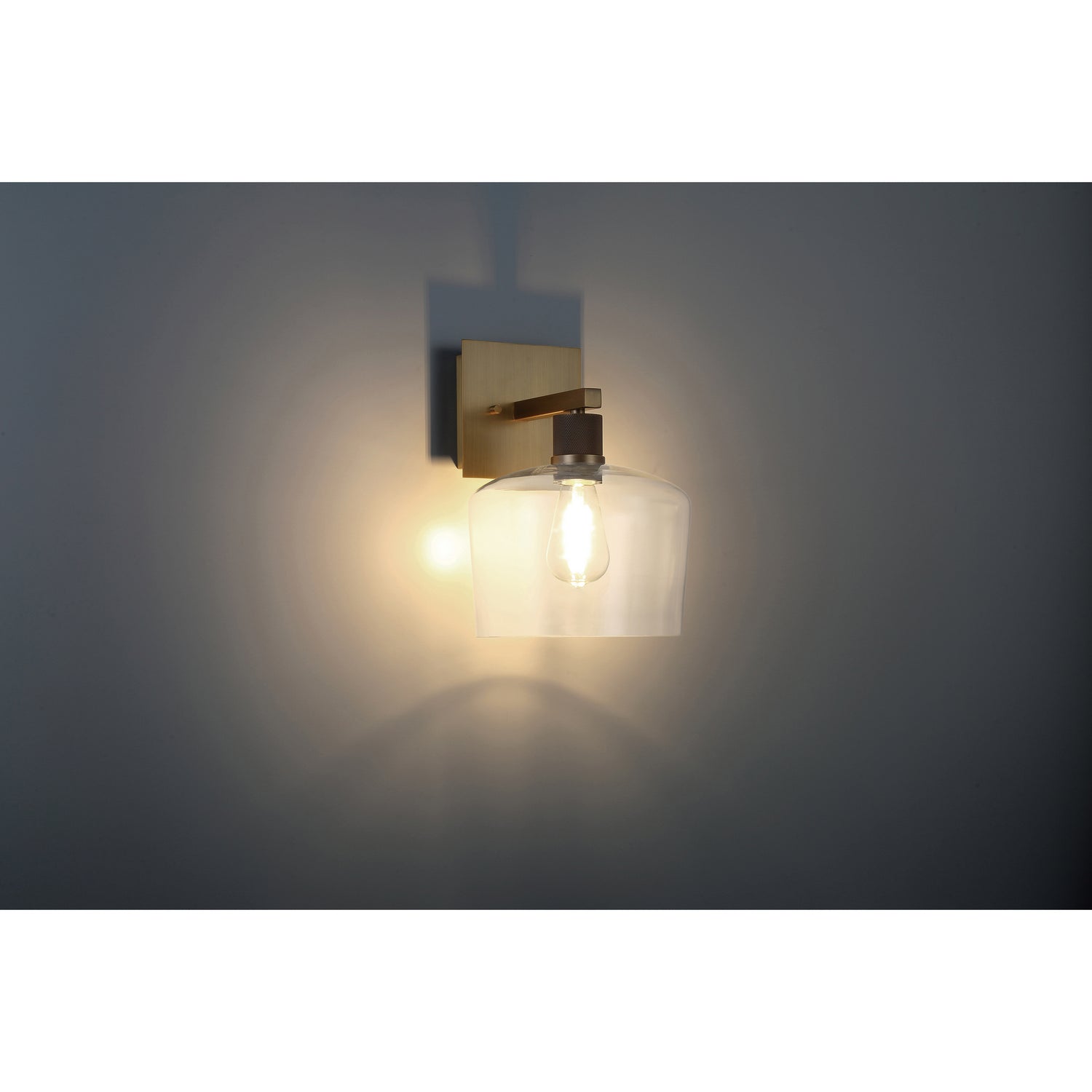 Access - 63144LEDDLP-ABB/CLR - LED Wall Sconce - Port Nine Chardonnay - Antique Brushed Brass